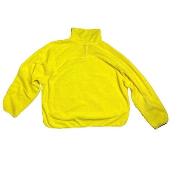 Free People Jacket WMNS S Yellow‎ Movement Ziggy Zip up Fleece in Sundance - Picture 11 of 12